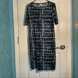LuLaRoe tie dye t shirt dress. Medium.